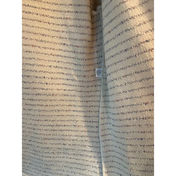 St. John By Marie Gray Striped Knit Beige Cardigan Blazer Womens Size 8 - Picture 5 of 8